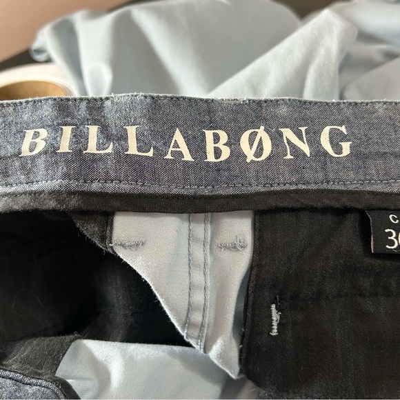 Billabong Men's Pants Regular Straight Leg Fit Carter Light Blue Size 36 - Picture 4 of 6